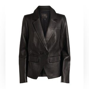 PAIGE Black Leather Jacket
